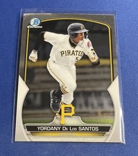 2023 Bowman Chrome Prospects #BCP-121 Yordany De Los Santos Pittsburgh Pirates