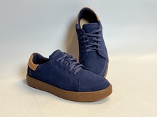 TIMBERLAND Emerson Street Low Lace Sneakers Navy Suede Size UK 8.5 New