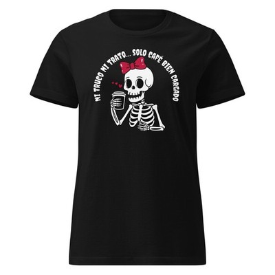 Women s basic softstyle t-shirt NI TRUCO, NI TRATO.. SOLO CAFE BIEN CARGADO