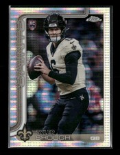 2025 Topps cromo #398 Tyler Shough Pulsar refractor New Orleans Saints