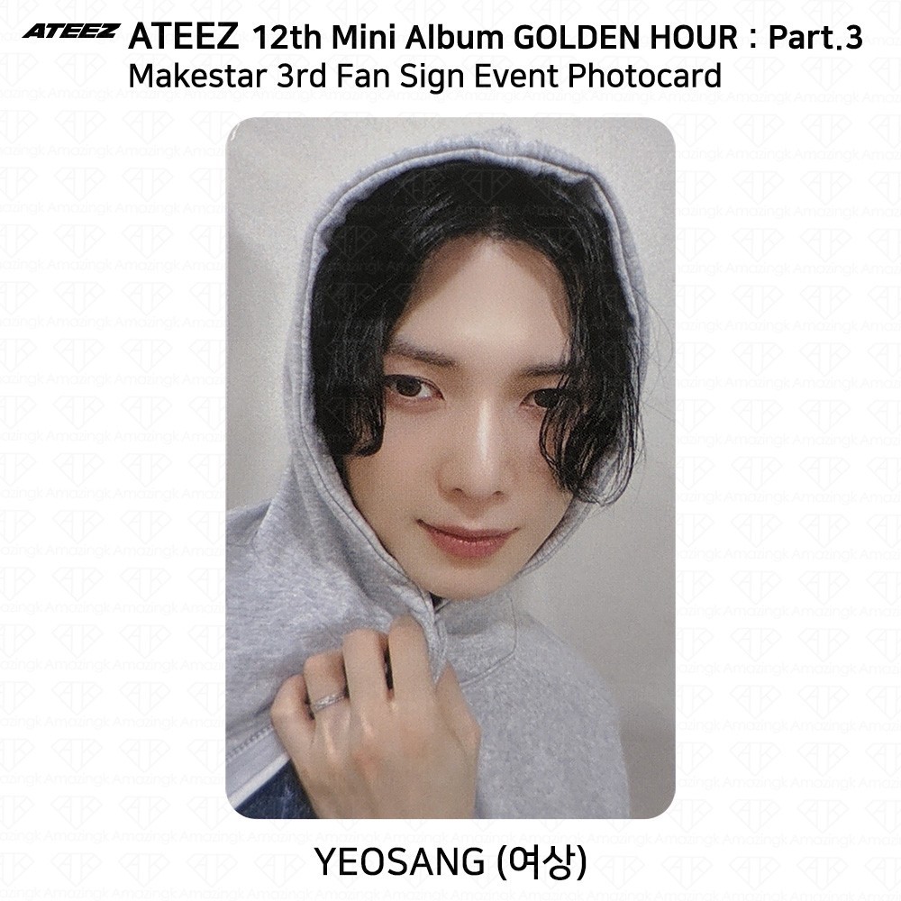 ATEEZ 12th Mini Album Golden Hour Part.3 MakeStar 3rd Fan Sign