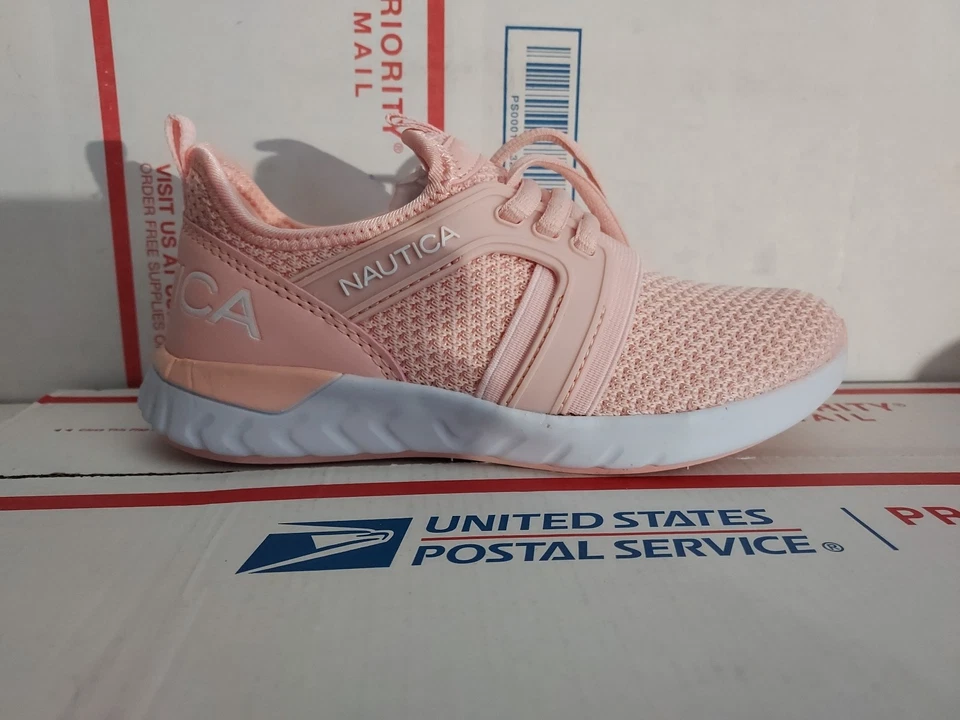 Nautica PARKS Sneakers Slip-On Athletic Shoes Blush Youth size 13 #trl8 - Image 4 of 4