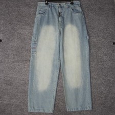 Vintage Akademiks Jeans Mens 38 Blue Baggy Carpenter Skate Y2K Hip Hop