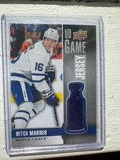 19/20 UPPER DECK SERIES 1 UD GAME JERSEY Mitch Marner Toronto Maple Leafs 