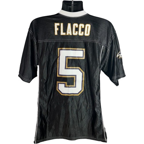 Herren Baltimore Ravens #5 Joe Flacco Schwarz NFL Trikot M - Bild 5 von 7