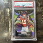 2017 panini prizm Patrick Mahomes Il Instant Impact Rookie Card Psa 10 🔥🔥💎💎