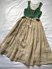 Dirndl Dress Tostmann Trachten Octoberfest Austrian Bavarian Linen EU 36