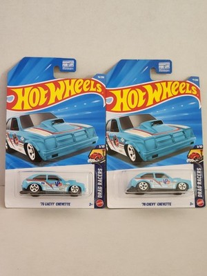 Hot Wheels 76 Chevy Chevette Lot Of 2 Drag Racers Case C & D 1/64