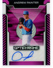 2025 Leaf Optichrome Andrew Painter Prismatic Pink Autograph - 8/8