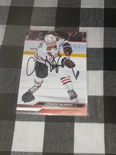 Connor Murphy Signed Hockey Card Chicago Blackhawks 