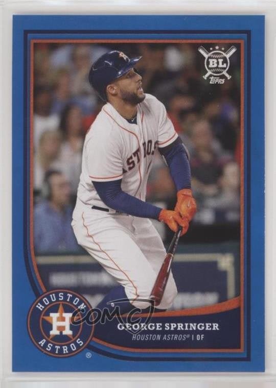 2018 Topps Big League Blue George Springer #252 1c1