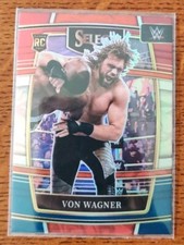 2022 Panini Select WWE Red Blue Silver Prizm #96 Von Wagner RC Rookie Card