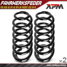 2x Feder Federn Fahrwerksfeder Hinten für Audi A3 8P1 8PA VW Passat 3C2 03-13