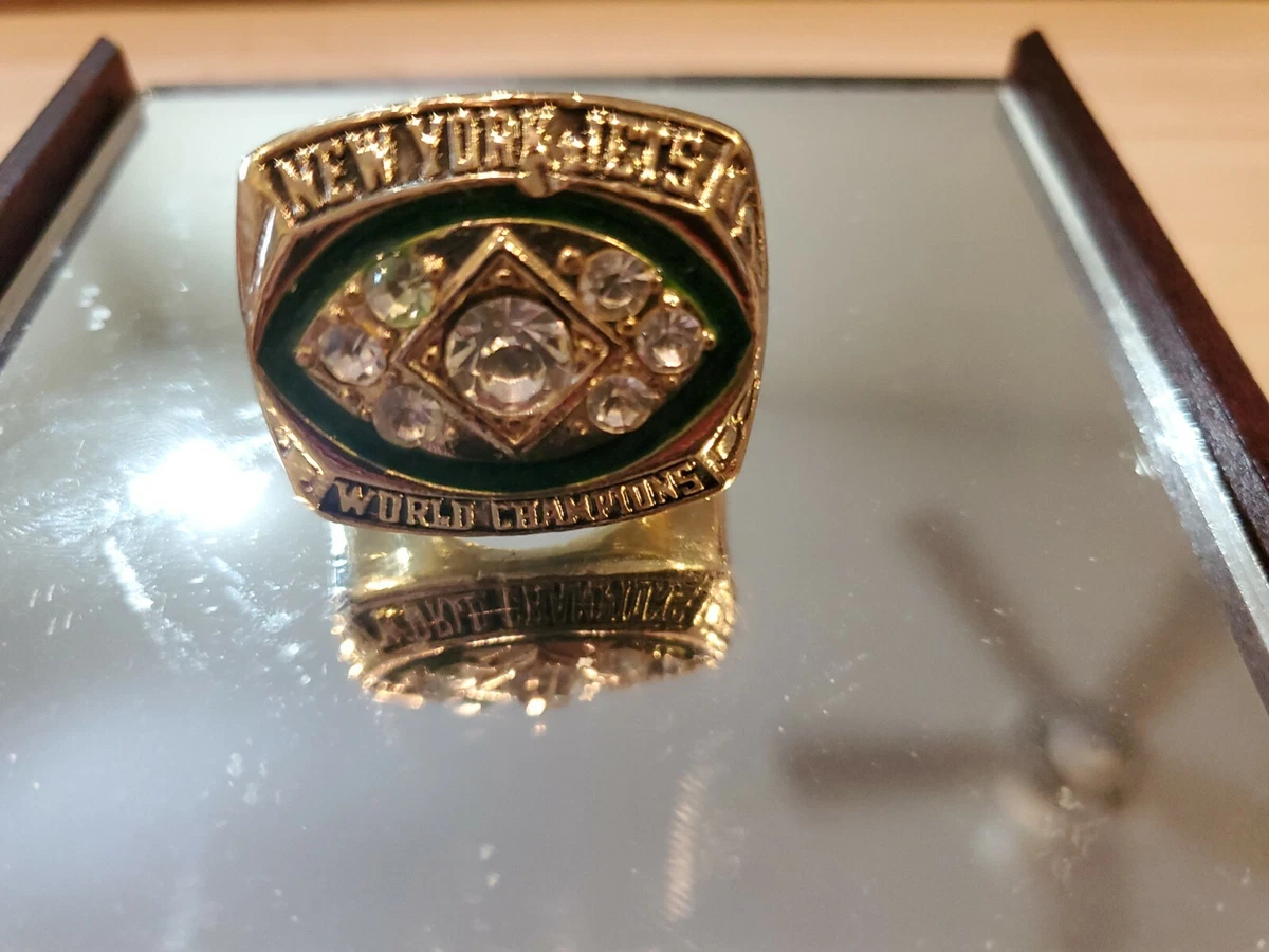 1969 NEW YORK JETS SUPERBOWL RING VERY HEAVY VERY GOOD QUALITY