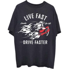 Image of Disney Unisex T-Shirt: 101 Dalmations Cruella Live Faster (Medium)