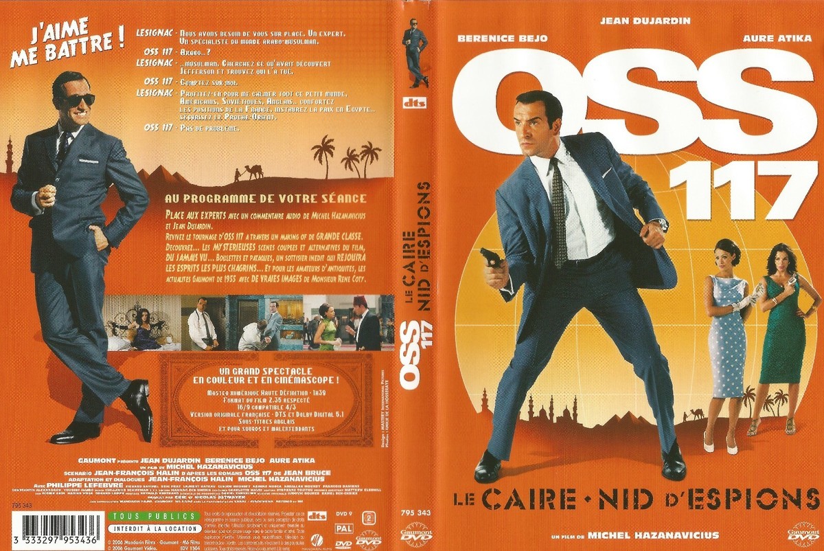 OSS 117 Le Caire Nid d'Espion Avec Jean DUJARDIN DVD 2006