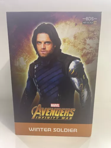 Iron Studios Marvel Avengers Infinity War Winter Soldier Battle Diorama Statue