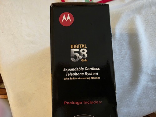 MOTOROLA MD681 5,8 GHz Słuchawki cyfrowe Telefon bezprzewodowy B/I Automatyczna sekretarka - Zdjęcie 7 z 7