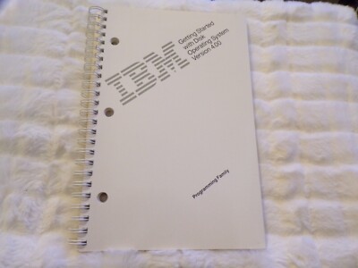 VTG 1988 IBM Getting Started with Disk Operating System