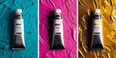 48 Farbtöne Schmincke PRIMAcryl Professional Künstler Acrylfarbe 150ml Tuben