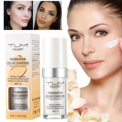 TLM Foundation Makeup Magic Colour Color Changing Change Skin Tone 30ml 
