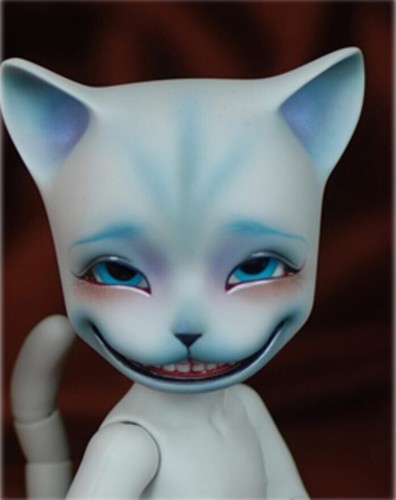 1/6 BJD Doll Pipos Cheshire Cat Gray Color -Free Face Make Up+ Free Eyes - Picture 2 of 4