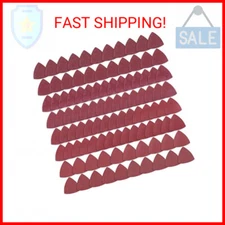 AUSTOR 100 Pieces Triangle Sanding Pads Triangular Sandpaper Sanding Sheets Fit
