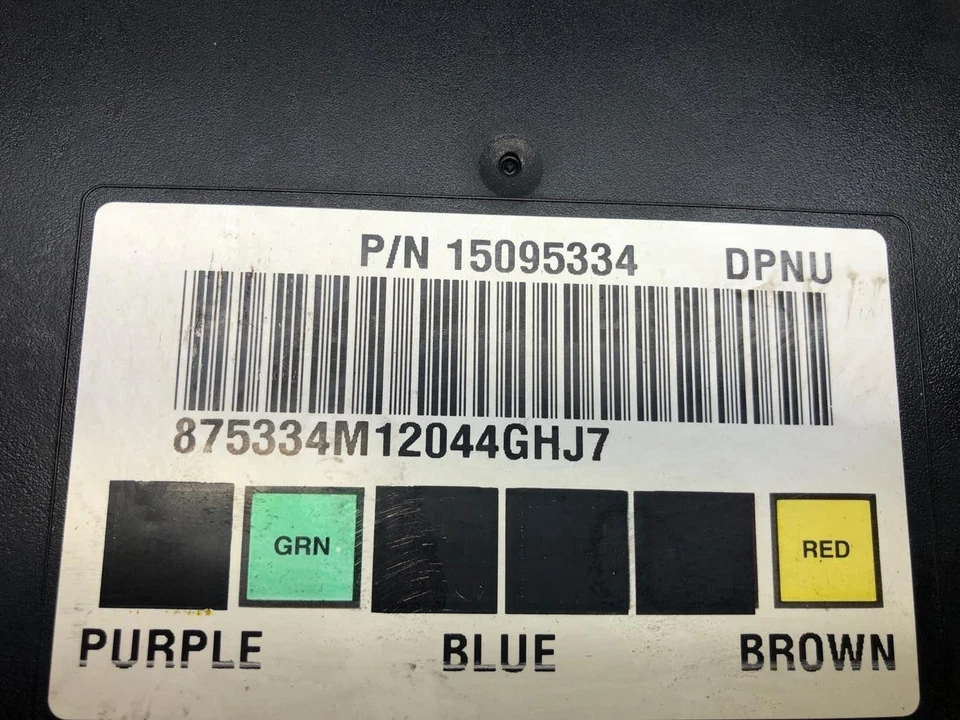 Chevy Silverado GMC Sierra 1500 2002 módulo de control de carrocería debe coincidir OEM 15095334 Foto 4 de 4