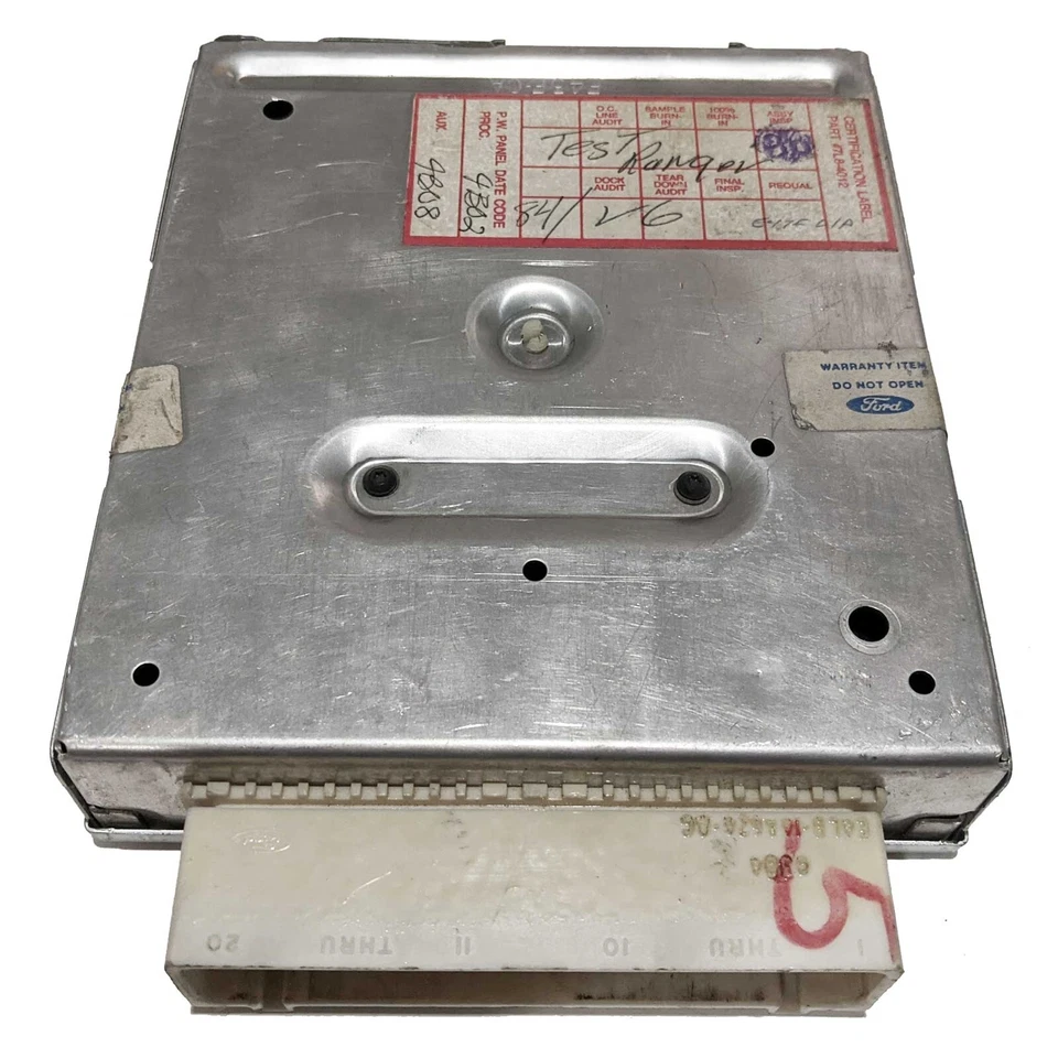 Módulo de control del motor OEM ECU PCM Ford Bronco II Ranger 2,8 L V6 1984 1985 / con MT Foto 2 de 3