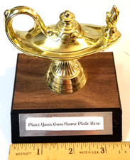 TROPHÉE CALICE 3"--sans plaque signalétique ; ajoutez le vôtre.