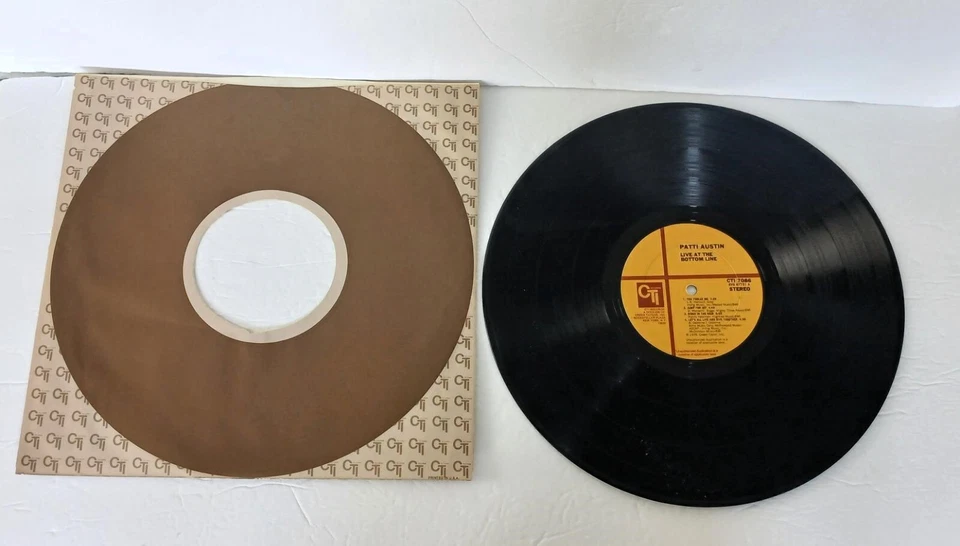 Patti Austin "Live At The Bottom Line" LP 1979 CTI Records CTI 7086 VG+ - Image 4 of 4