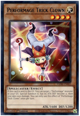 Yu-Gi-Oh! - Performage Trick Clown - VASM-EN042 - Rare - 1st Edition