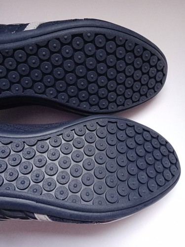 UK size 11 EU 45 Deep Navy Blue Mens Fenchurch Skrilla Shoes Trainers New Unused - Picture 10 of 12