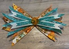 hand made bow, multi-use, fall themed, never used