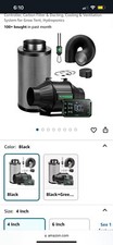 VIVOSUN Smart Air Filtration PRO G4 Kit 4" Inline Duct Fan Carbon Filter w/ E42A
