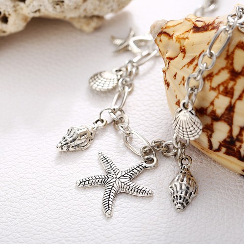 Varios Estilos Pulsera Tobillo Tobillo Cadena Pie Cuentas Corazón Mariposa Colorido - Imagen 168 de 239