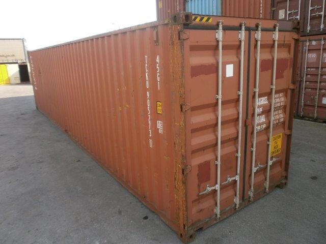 40 ft used HIGH cube storage / shipping container