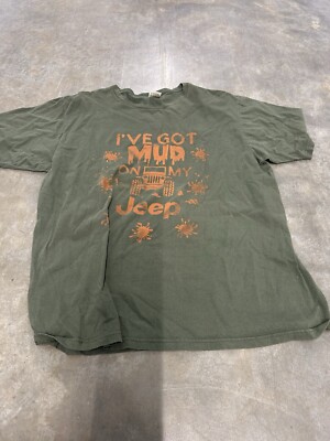 I ve Got Mud On My Jeep Anvil Organic T Shirt XL