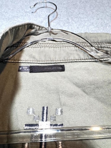 Maurices Jacket Women's Medium Olive Green 100% Cotton Geometric Embroidered - Picture 6 of 15