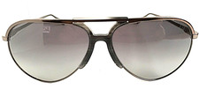 New Dunhill SDH097M 0509 Gray Havana 61mm Pilot Men's Sunglasses M5