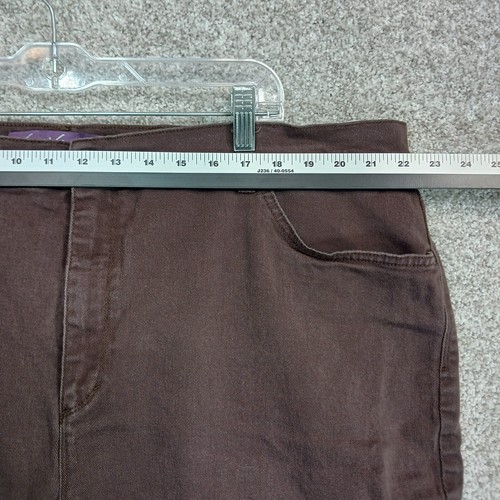 Gloria Vanderbilt Jeans Womens Size 24W Purple Denim Amanda Plus Size Relaxed - Picture 4 of 11