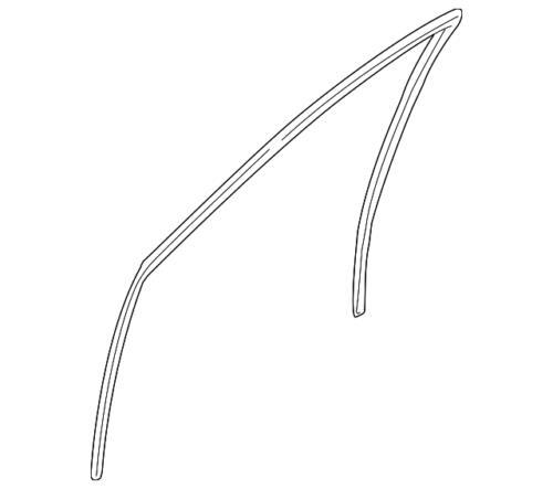 Canal de ejecución de ventana delantero derecho para Mitsubishi Lancer 2008-2017 (N/P 5705A616)