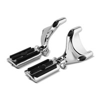 Sozius Fussrasten Set Mit Halter FüR Harley Sportster 883 Custom 04-10 CR1