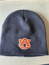 Auburn University Knit Beanie Embroidered Logo New