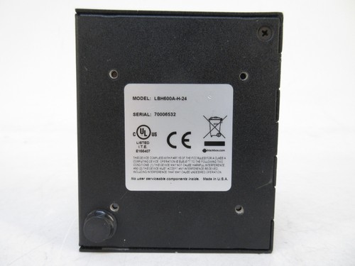 BLACK BOX LBH600A-H-24 Hardened 10/100 Mbps 6 Port Edge Switch, NO PSU - Picture 3 of 5