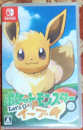 Let's Go Eevee Pokemon & Poke Ball Plus Set Nintendo Switch W/Box Used - Picture 7 of 11