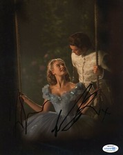Lily James Richard Madden Cinderella Autographed Signed 8x10 Photo ACOA