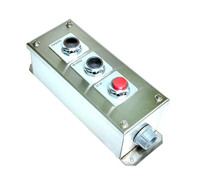 WESTINGHOUSE PB1EK3, Stainless Steel, Pushbutton Enclosure, 3 Position 