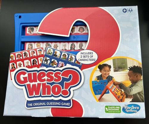 Juego Guess Who Nuevo El Juego de Adivinanzas Original 2022 Hasbro 2 Marcos de Plástico 8+ - Imagen 1 de 5