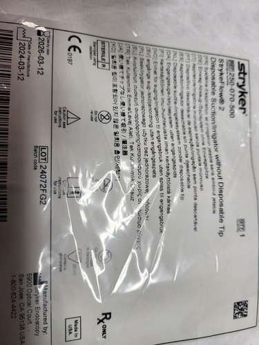 5 StrykerFlow2 Disposable Suction/Irrigator Without Disposable Tip 250-070-500